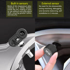 Solar-Powered Ambient Temperature Tire Pressure Monitor