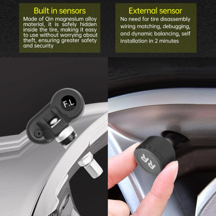 Solar-Powered Ambient Temperature Tire Pressure Monitor