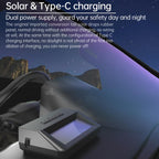 Solar-Powered Ambient Temperature Tire Pressure Monitor