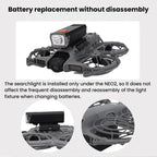 CQT Drone Down Hanging Rechargeable Night Light Fixed Searchlight — view 8