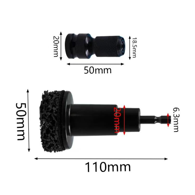 Car Wheel Hub Axle Rust Removal Maintenance Tool Brake Disc Rust Removal & Care Tool — Silver