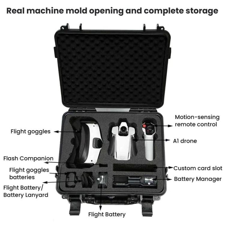 For ANTIGRAVITY A1 Drone Storage Bag Handheld Hard Shell Waterproof Pressure Resistant Case