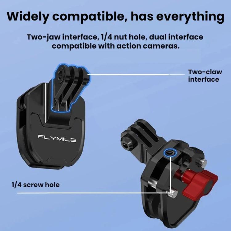 Flymile Camera Motorcycle Windshield Bracket Mounting Clip