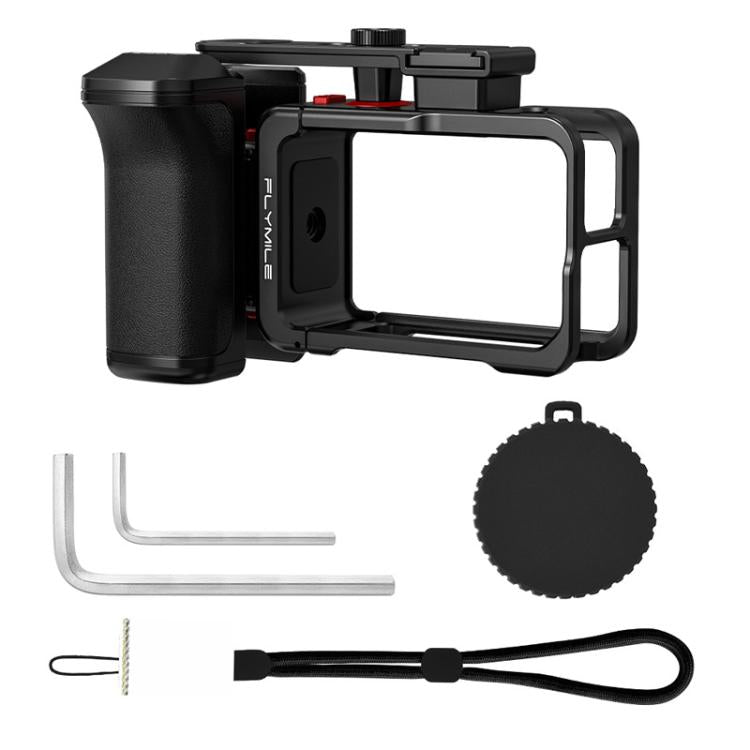 For DJI Osmo Action 4 / 3 / 5 Pro Flymile Adapter Extended Rabbit Cage Accessory — Handle