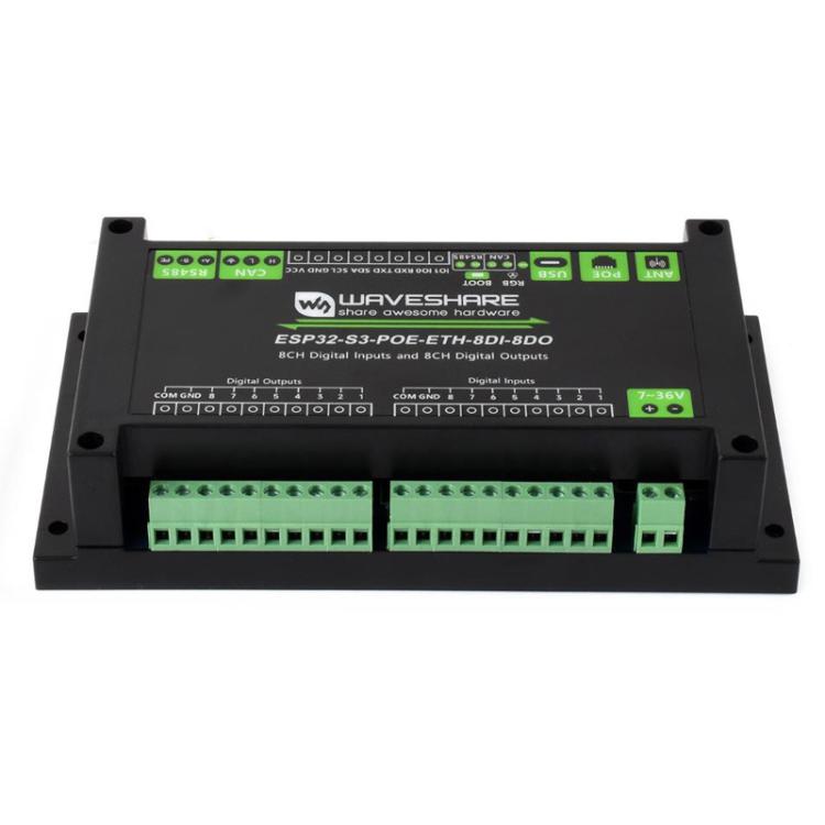 Control Board With 8-Channel Digital Input & Output, Built-In Xtensa 32-Bit LX7 Dual-Core Processor
