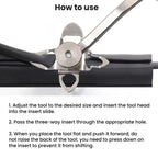 Car Glass Rubber Strip Installation Tool Seal Strip Core Threading Tool — view 8