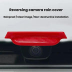 2pcs/Set Car Rear Camera Rain Shield Reverse Radar Rain Cover — White