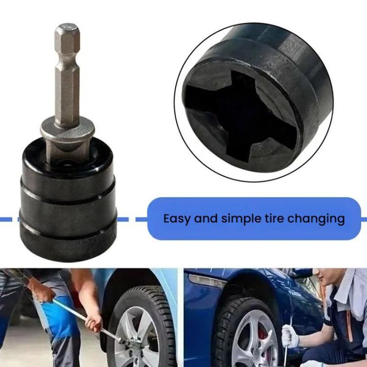 For Electric Wrench Auxiliary Tire Removal Tool, Labor-Saving Jack Socket