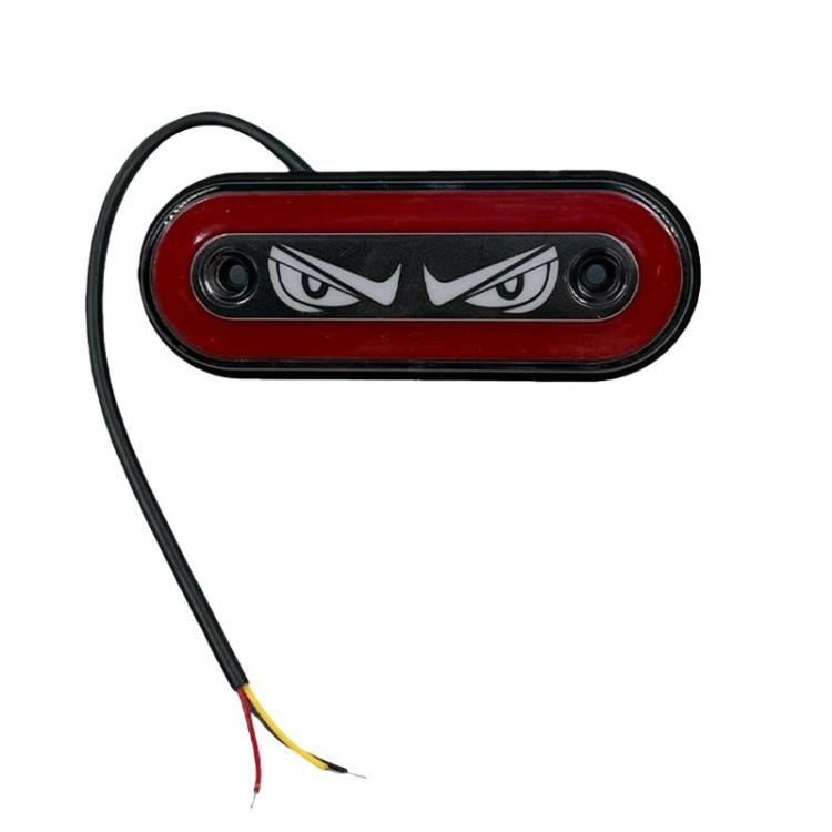 BD-0141 12V/24V Universal High-Brightness Waterproof Strobe Light Truck Cargo Box Light & Side Marker Light — Orange
