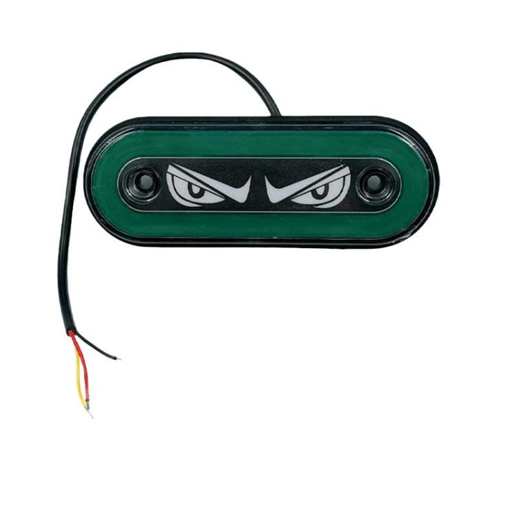 BD-0141 12V/24V Universal High-Brightness Waterproof Strobe Light Truck Cargo Box Light & Side Marker Light — Red