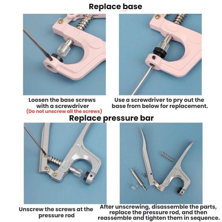 No-Seam Snap Fastener Plastic Snaps With Storage Box Installation Tool — view 7