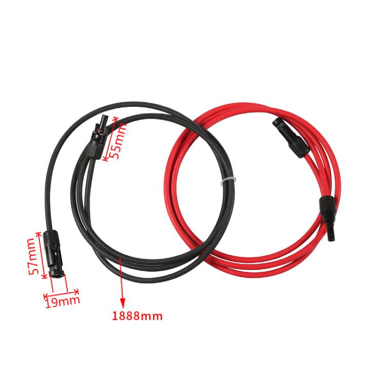 1pair MC4 Solar Photovoltaic Extension Cable For RVs