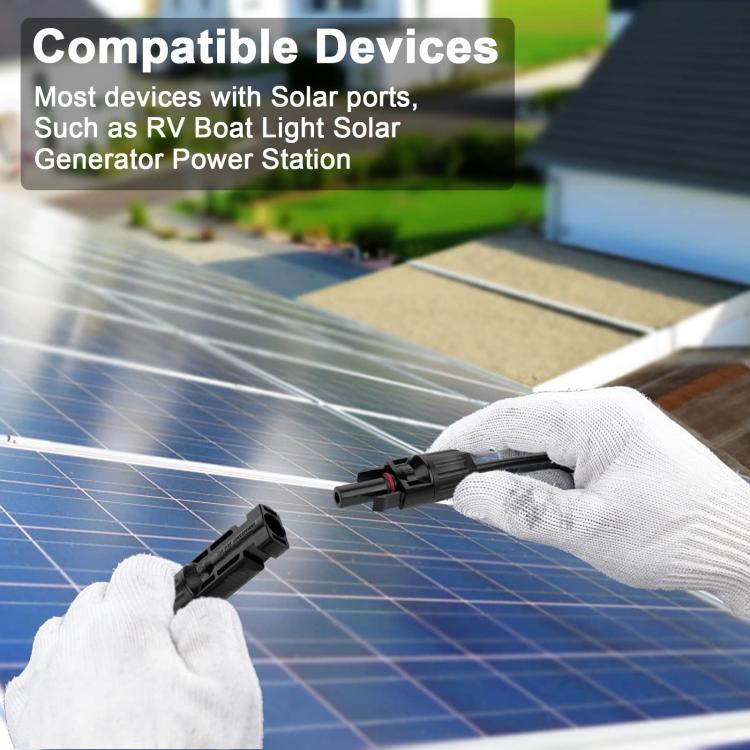 1pair MC4 Solar Photovoltaic Extension Cable For RVs