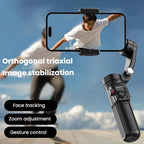 Selfieshow M02 Anti-Shake Handheld Gimbal With Face Tracking 3-Axis Tracking Stabilizer — Premium Edition