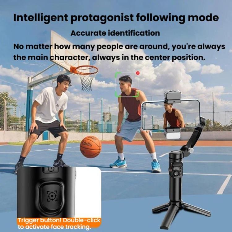 Selfieshow M02 Anti-Shake Handheld Gimbal With Face Tracking 3-Axis Tracking Stabilizer — view 5
