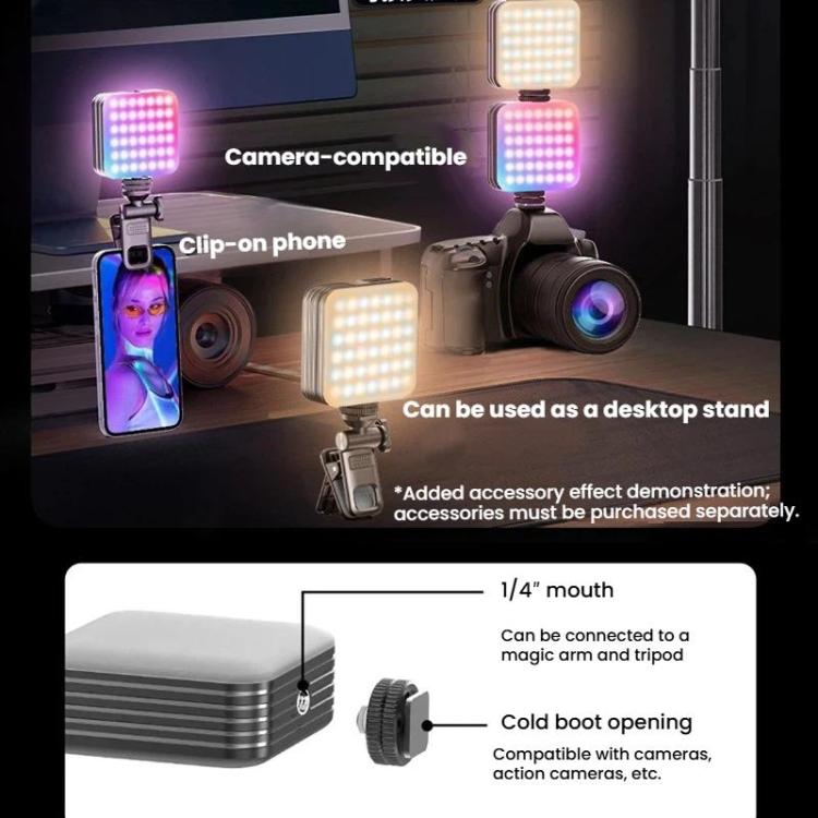 Portable LED Fill Light Handheld Pocket Light For Smartphone Photography & Live Streaming — view 13