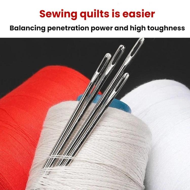 10pcs Large-hole Extra-long Thick Quilt Handmade Sewing Needle — view 8