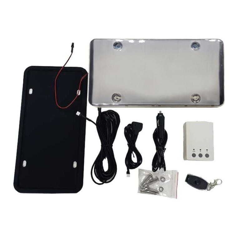 US Standard Fog Version License Plate Frame Remote-Controlled Car License Plate Protector