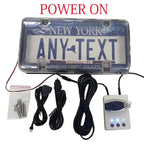 US Standard Fog Version License Plate Frame Remote-Controlled Car License Plate Protector