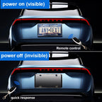 US Standard Fog Version License Plate Frame Remote-Controlled Car License Plate Protector