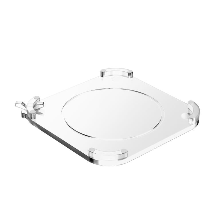 Acrylic Anti-Slip Desktop Stand Holder Secure Base, For Mac Mini M4/M4 Pro
