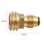Outdoor Camping Propane Refill Adapter Portable Gas Stove Conversion Connector