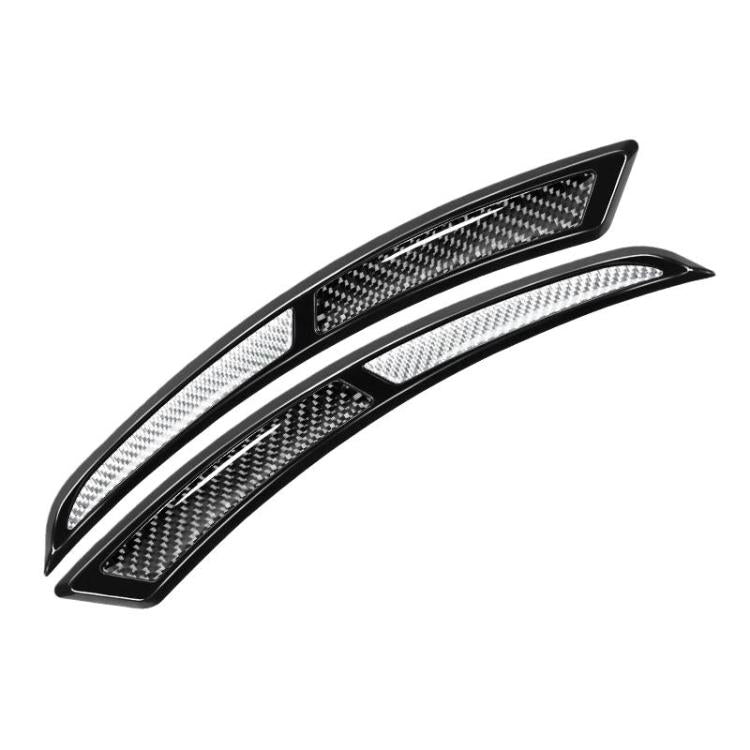 2pcs Car Wheel Arch Anti-Collision Strip Universal Car Anti-Scratch Sticker — Red Black