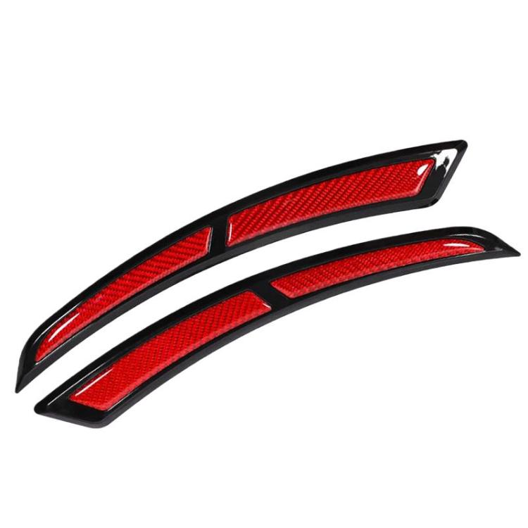 2pcs Car Wheel Arch Anti-Collision Strip Universal Car Anti-Scratch Sticker — Silver Black