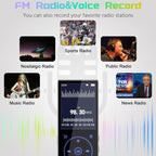2.4 inch Colorful Screen MP3 Music Player With Bluetooth 5.0 Speaker