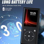 Compact Touchscreen MP3 Portable Player Bluetooth Walkman