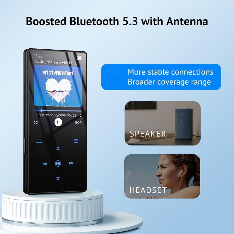 M2 Bluetooth MP3 Music Player With FM Radio External Speaker