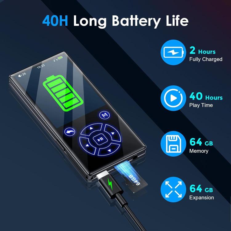 P3 Music MP3 Player Bluetooth Touchscreen Radio MP4