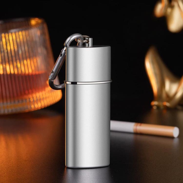 Portable Pocket Ashtray Slide-Out Drawer Mini Metal Lined Leak-Proof Ash Container for Outdoor, Car, Travel — Gold