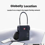 TSA Combination Luggage Lock AirTag-Compatible Lock — With Locator