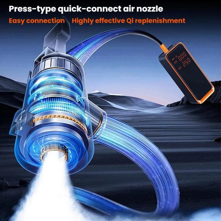 Car Digital Display Air Pump Portable Wireless High-Power Lighted Air Pump — view 4