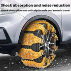 ML-1287 Universal Car Track-Type Anti-Skid Chains Off-Road Vehicle Tire Ice Breaking Chains