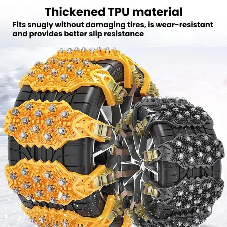 ML-1287 Universal Car Track-Type Anti-Skid Chains Off-Road Vehicle Tire Ice Breaking Chains