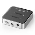 Blueendless SD09 Dual-Bay M.2 Dual-Protocol Drive Enclosure NVMe/SATA SSD Case