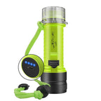 80m Waterproof Diving Flashlight Amphibious LED Light for Outdoor and Underwater Use