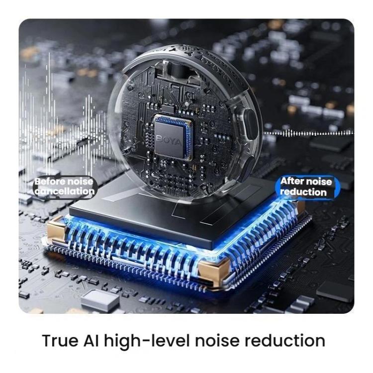 Button Wireless Lapel Microphone AI Noise Reduction With Hi-Fi Sound Quality Mobile Live Streaming Microphone — view 4