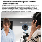 Button Wireless Lapel Microphone AI Noise Reduction With Hi-Fi Sound Quality Mobile Live Streaming Microphone — view 7