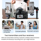 Button Wireless Lapel Microphone AI Noise Reduction With Hi-Fi Sound Quality Mobile Live Streaming Microphone — view 10