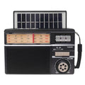 MD-979S Portable Solar Powered Bluetooth Speaker Multi-Function Outdoor Antenna Radio