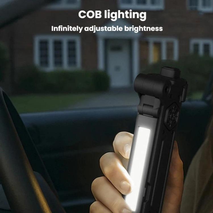 SB-2026 Car Window Breaking Safety Hammer Multi-Functional Emergency Light & Seatbelt Cutter Escape Tool