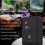 WiFi Misting System For Rainforest Vivariums Smart Timer Control Via Tuya App Low Noise Spray Kit — UK Plug