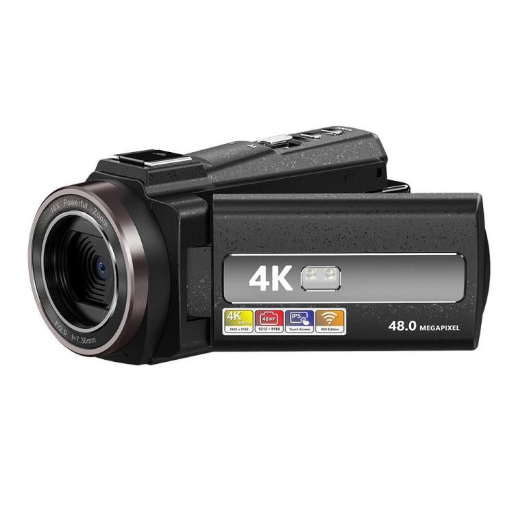 HD 4K Handheld Digital Camcorder With Electronic Image Stabilization For Outdoor Sports, US Plug