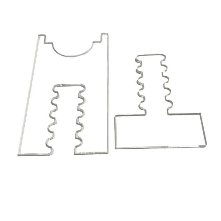 2pcs /Set Prevent Sliding Wall Damage Adjustable Acrylic Spacer Pads