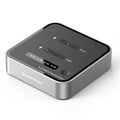Blueendless SD08 Dual-Bay NVMe SSD Enclosure M.2 Offline Cloning Device 20Gbps High-Speed Solid-State Drive Case