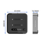 Blueendless SD08 Dual-Bay NVMe SSD Enclosure M.2 Offline Cloning Device 20Gbps High-Speed Solid-State Drive Case — view 16