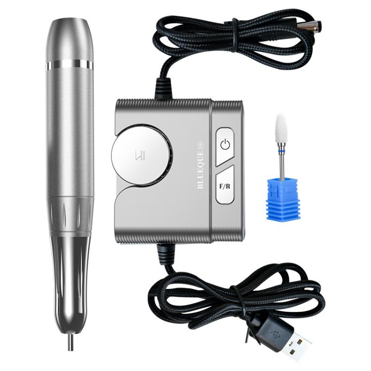 BLUEQUE BQ-116 Nail Hollow Cup Grinder Portable Wired Low-Noise Polishing Cuticle Removal Grinder